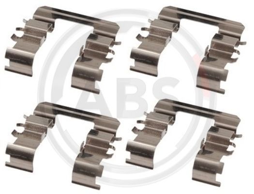 Priedų komplektas, diskinių stabdžių trinkelės A.B.S. 1831Q