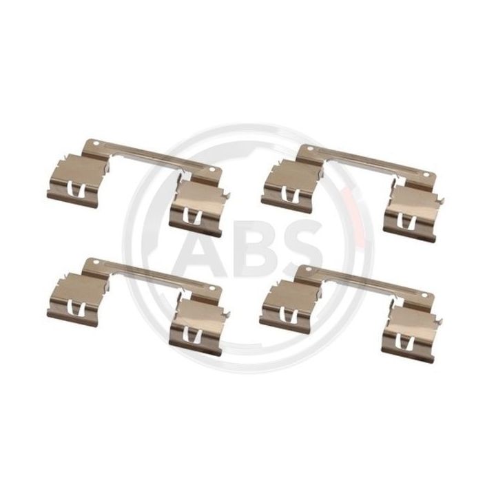 Priedų komplektas, diskinių stabdžių trinkelės A.B.S. 1838Q
