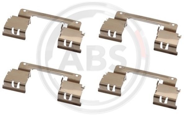 Priedų komplektas, diskinių stabdžių trinkelės A.B.S. 1838Q