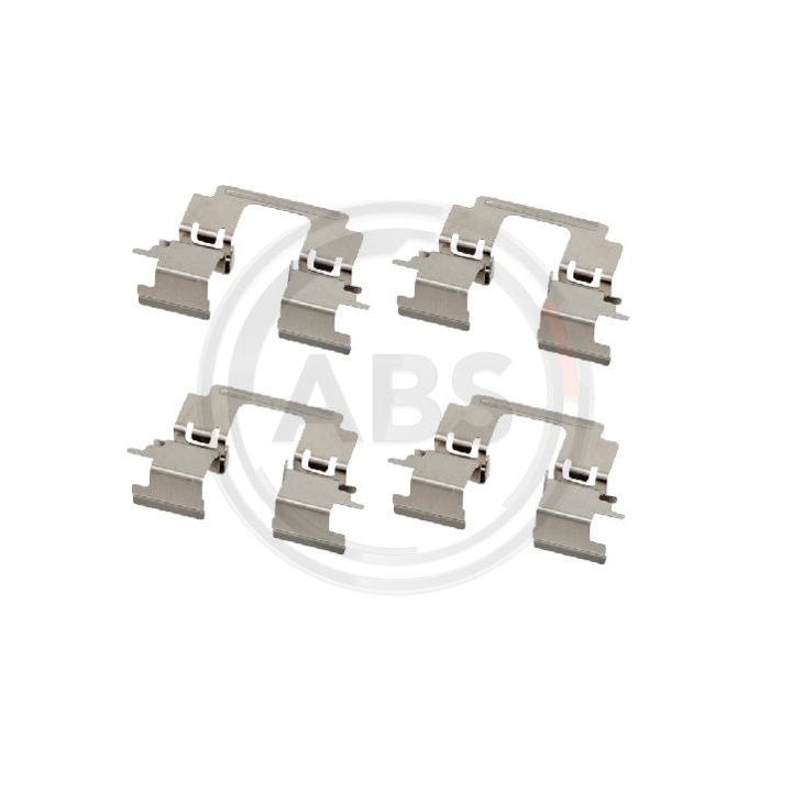 Priedų komplektas, diskinių stabdžių trinkelės A.B.S. 1896Q