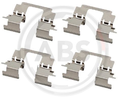 Priedų komplektas, diskinių stabdžių trinkelės A.B.S. 1896Q