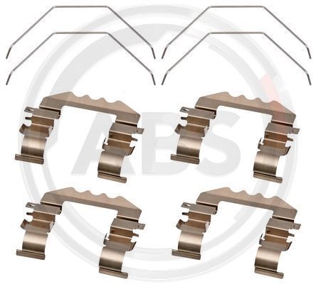 Priedų komplektas, diskinių stabdžių trinkelės A.B.S. 1918Q