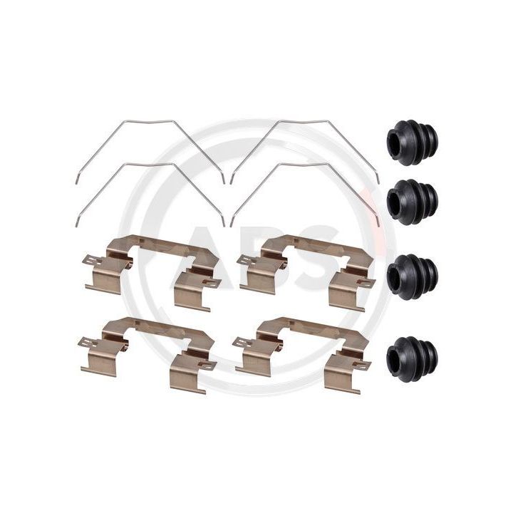 Priedų komplektas, diskinių stabdžių trinkelės A.B.S. 1963Q