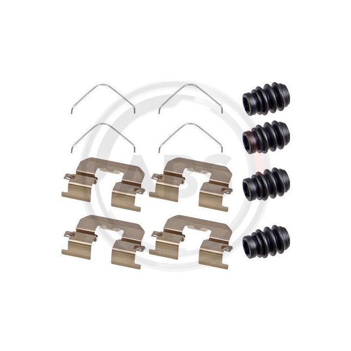 Priedų komplektas, diskinių stabdžių trinkelės A.B.S. 1967Q