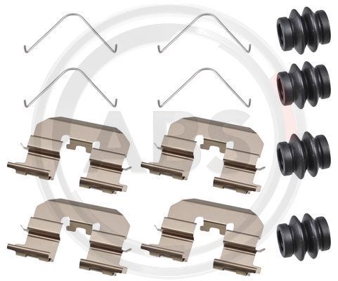 Priedų komplektas, diskinių stabdžių trinkelės A.B.S. 1973Q