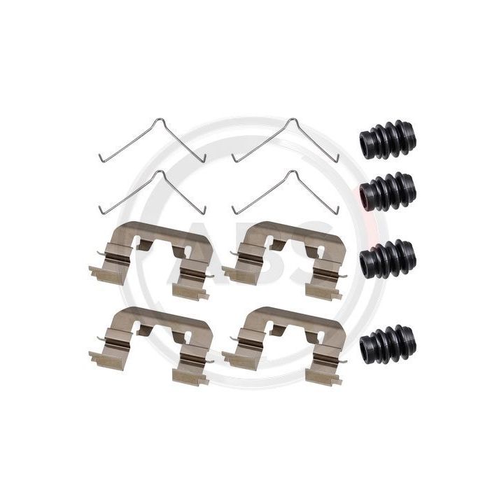 Priedų komplektas, diskinių stabdžių trinkelės A.B.S. 1989Q