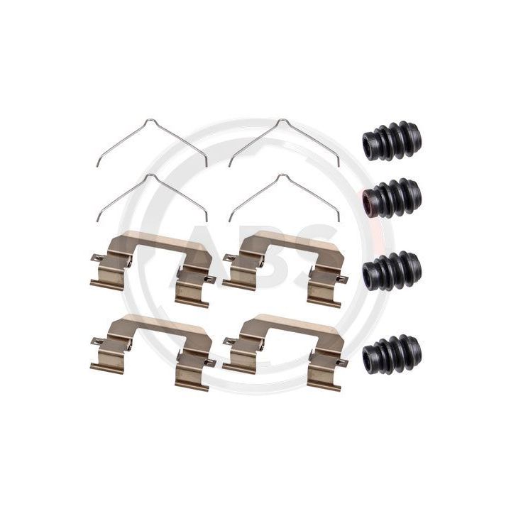 Priedų komplektas, diskinių stabdžių trinkelės A.B.S. 1999Q