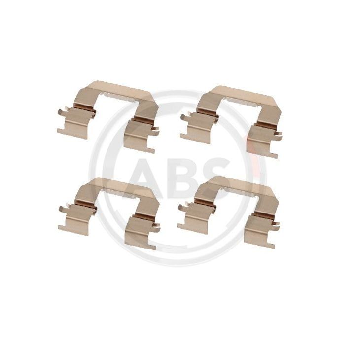 Priedų komplektas, diskinių stabdžių trinkelės A.B.S. 2004Q