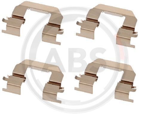Priedų komplektas, diskinių stabdžių trinkelės A.B.S. 2004Q