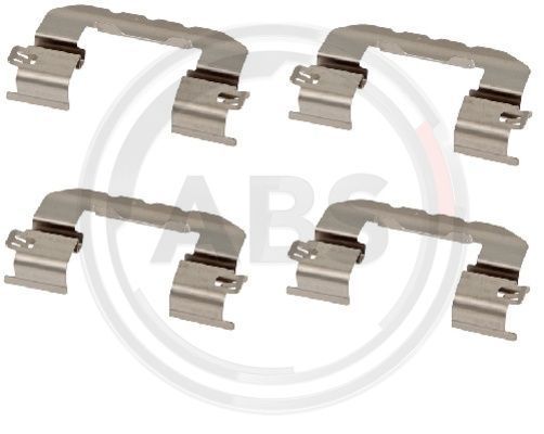 Priedų komplektas, diskinių stabdžių trinkelės A.B.S. 2007Q