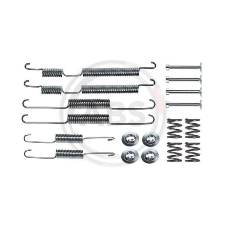 Priedų komplektas, stovėjimo stabdžių trinkelės A.B.S. 0009Q