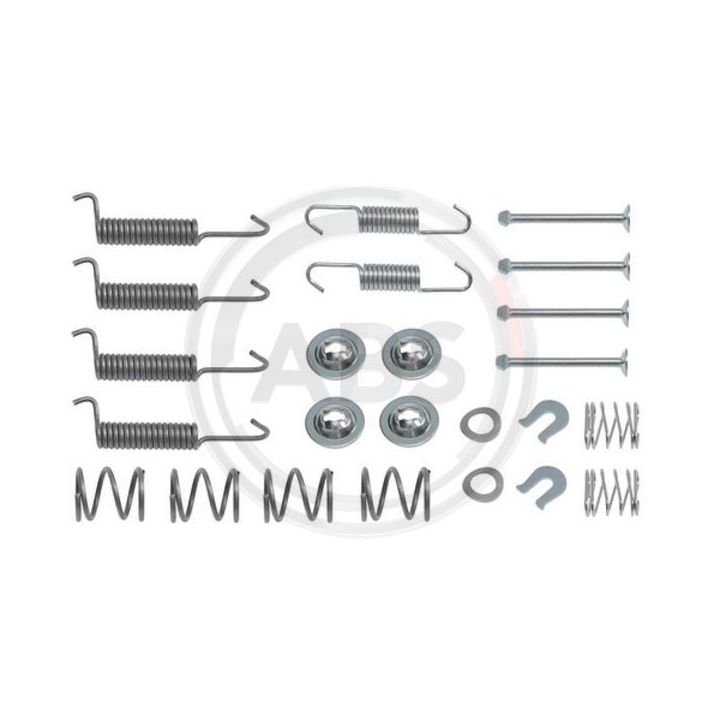 Priedų komplektas, stovėjimo stabdžių trinkelės A.B.S. 0016Q