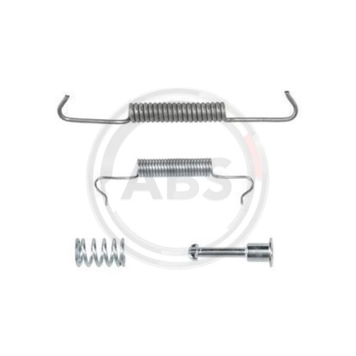 Priedų komplektas, stovėjimo stabdžių trinkelės A.B.S. 0887Q