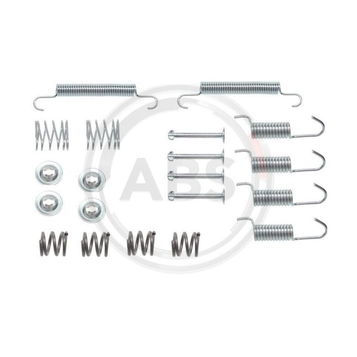 Priedų komplektas, stovėjimo stabdžių trinkelės A.B.S. 0899Q