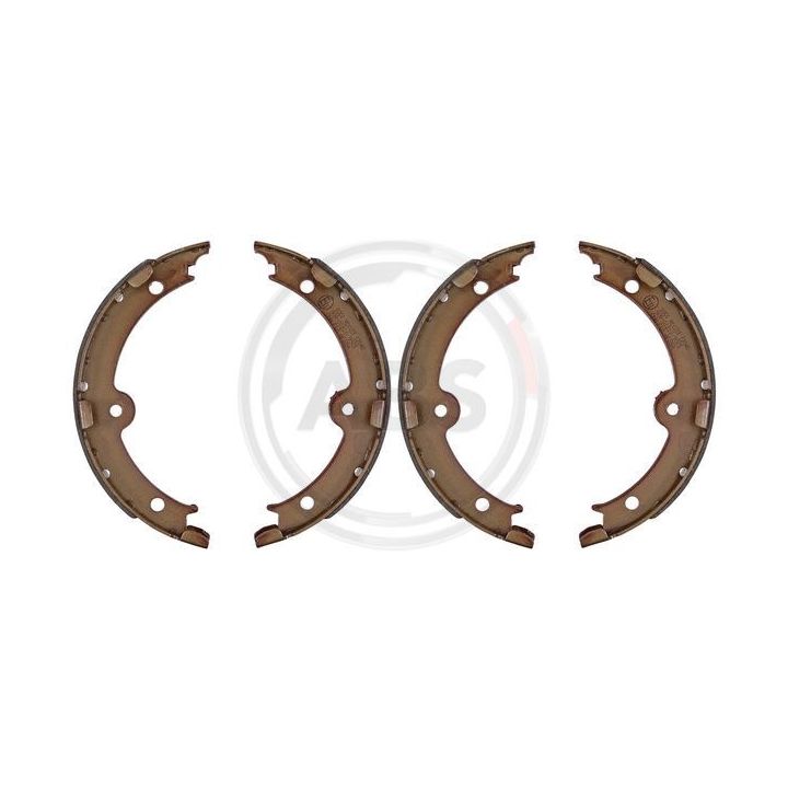 Stabdžių trinkelių komplektas, stovėjimo stabdis A.B.S. 9301