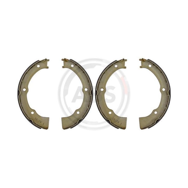 Stabdžių trinkelių komplektas, stovėjimo stabdis A.B.S. 9307