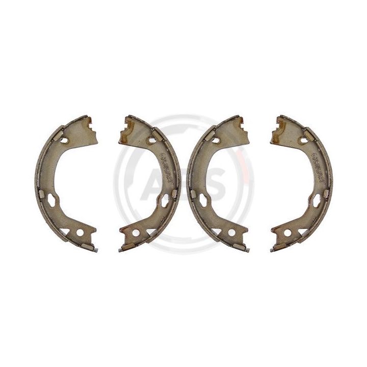 Stabdžių trinkelių komplektas, stovėjimo stabdis A.B.S. 9317