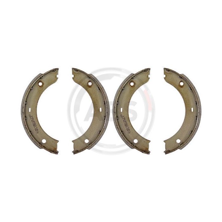 Stabdžių trinkelių komplektas, stovėjimo stabdis A.B.S. 9334