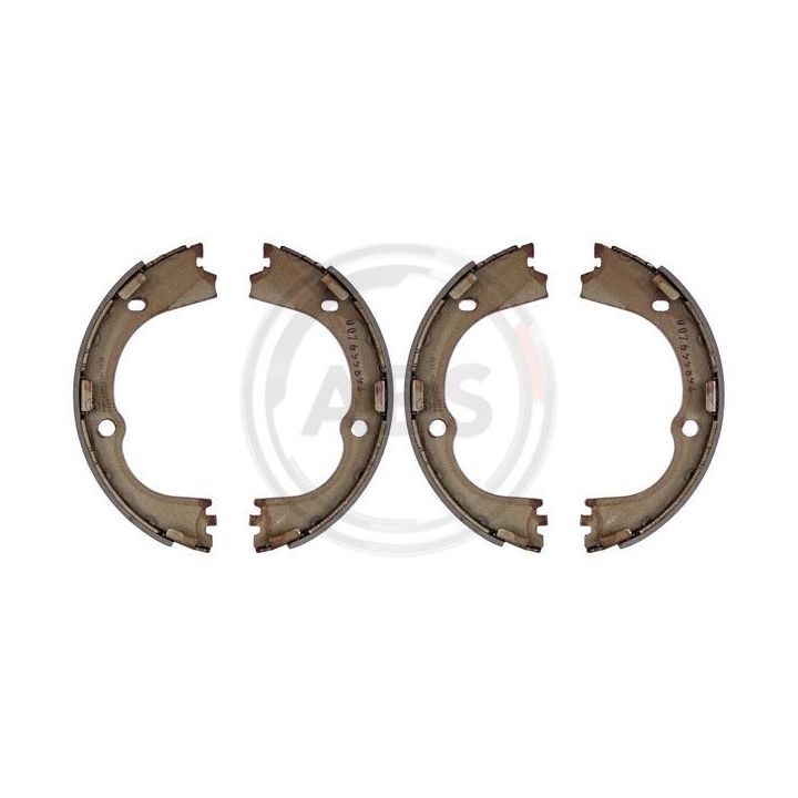 Stabdžių trinkelių komplektas, stovėjimo stabdis A.B.S. 9385