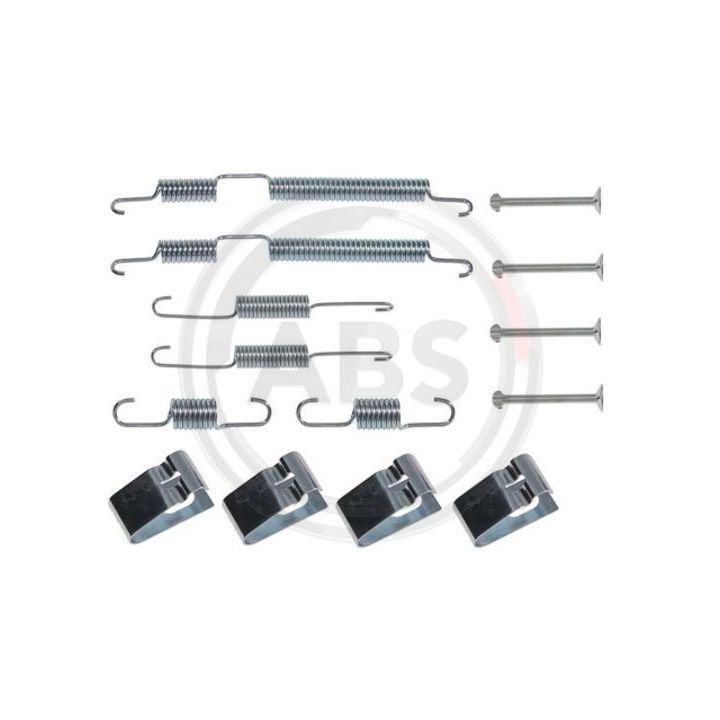 Priedų komplektas, stabdžių trinkelės A.B.S. 0017Q