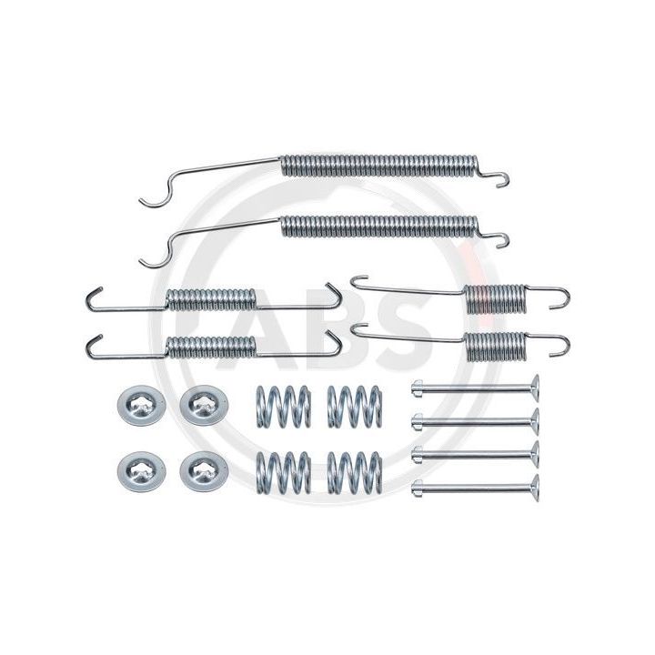 Priedų komplektas, stabdžių trinkelės A.B.S. 0039Q