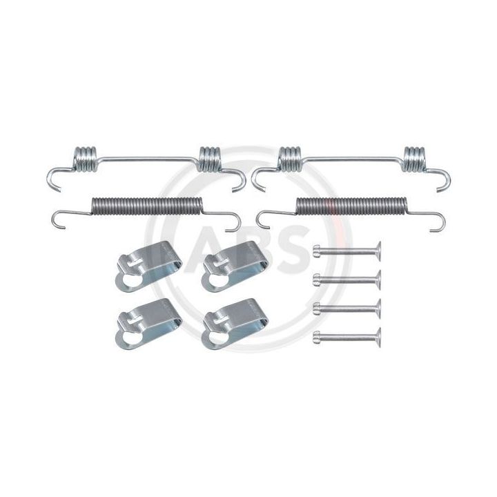 Priedų komplektas, stabdžių trinkelės A.B.S. 0044Q