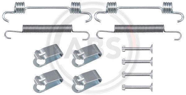Priedų komplektas, stabdžių trinkelės A.B.S. 0044Q
