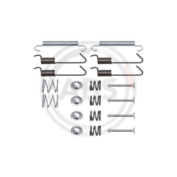 Priedų komplektas, stabdžių trinkelės A.B.S. 0046Q