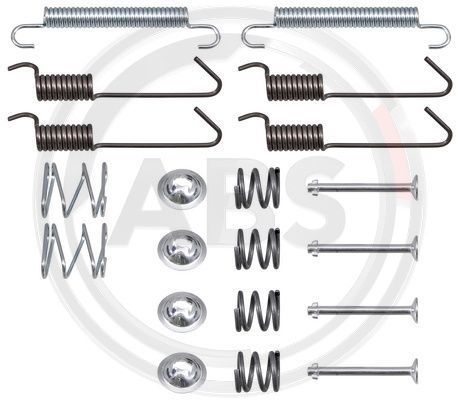 Priedų komplektas, stabdžių trinkelės A.B.S. 0046Q