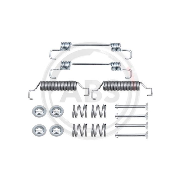 Priedų komplektas, stovėjimo stabdžių trinkelės A.B.S. 0052Q
