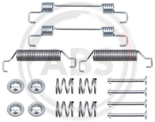 Priedų komplektas, stovėjimo stabdžių trinkelės A.B.S. 0052Q