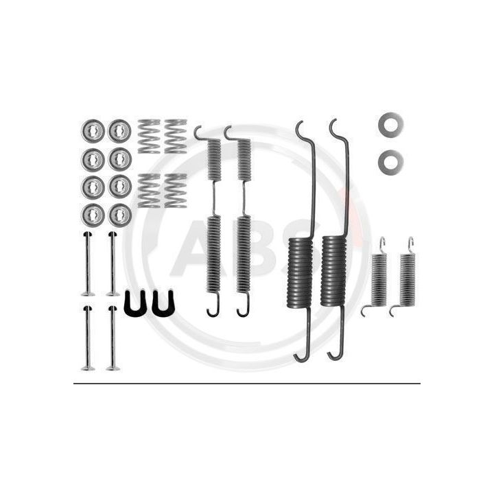 Priedų komplektas, stabdžių trinkelės A.B.S. 0518Q