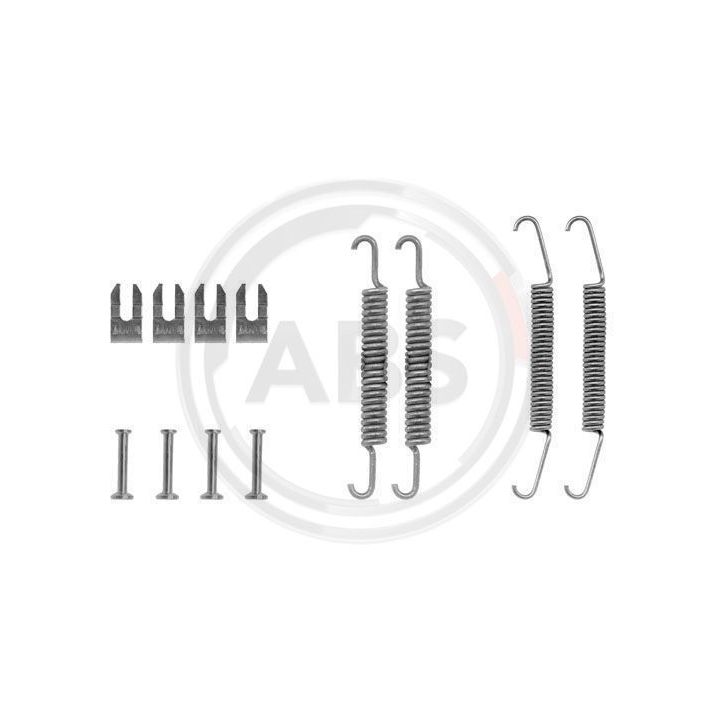 Priedų komplektas, stabdžių trinkelės A.B.S. 0610Q