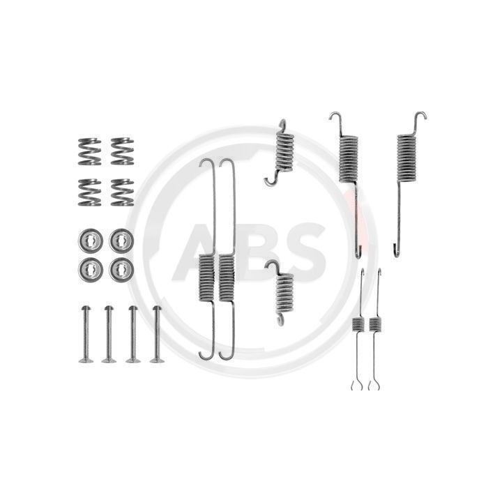 Priedų komplektas, stabdžių trinkelės A.B.S. 0615Q