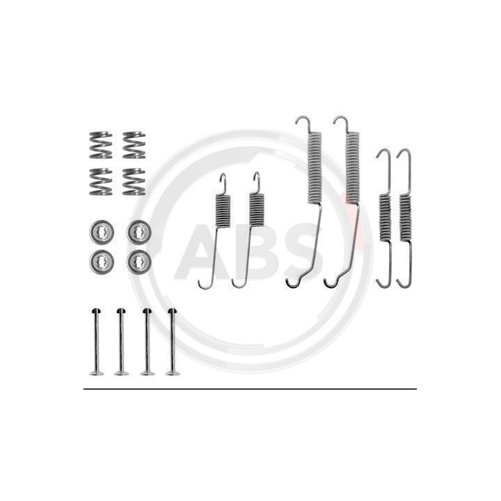 Priedų komplektas, stabdžių trinkelės A.B.S. 0618Q
