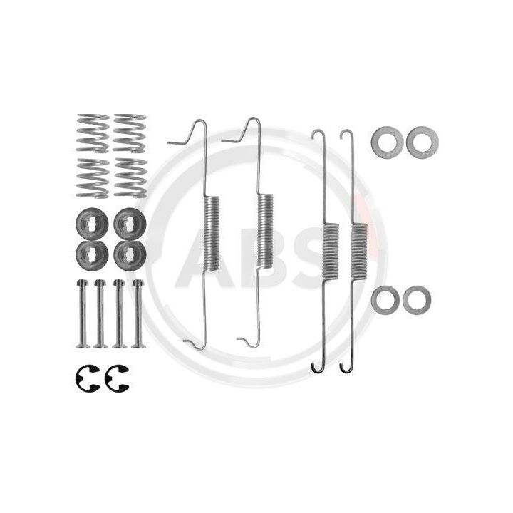 Priedų komplektas, stabdžių trinkelės A.B.S. 0623Q