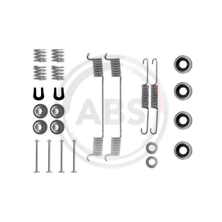 Priedų komplektas, stabdžių trinkelės A.B.S. 0635Q