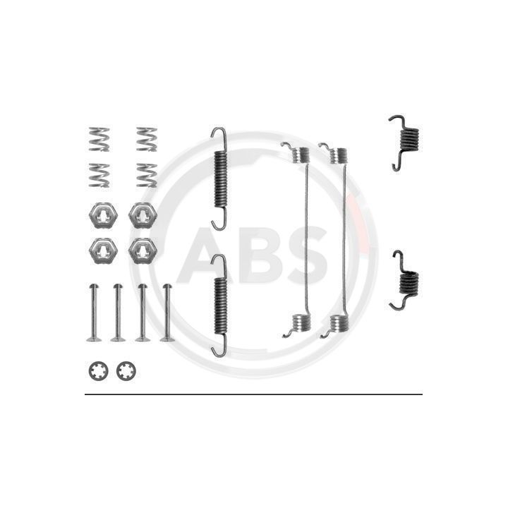 Priedų komplektas, stabdžių trinkelės A.B.S. 0651Q
