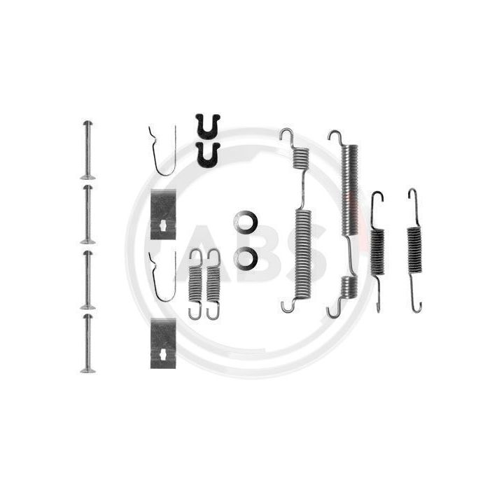 Priedų komplektas, stabdžių trinkelės A.B.S. 0653Q