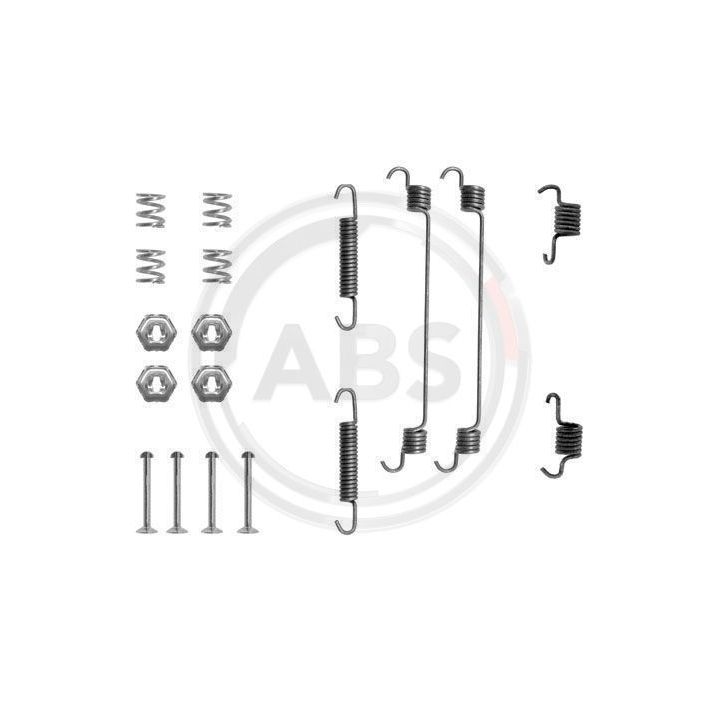 Priedų komplektas, stabdžių trinkelės A.B.S. 0657Q