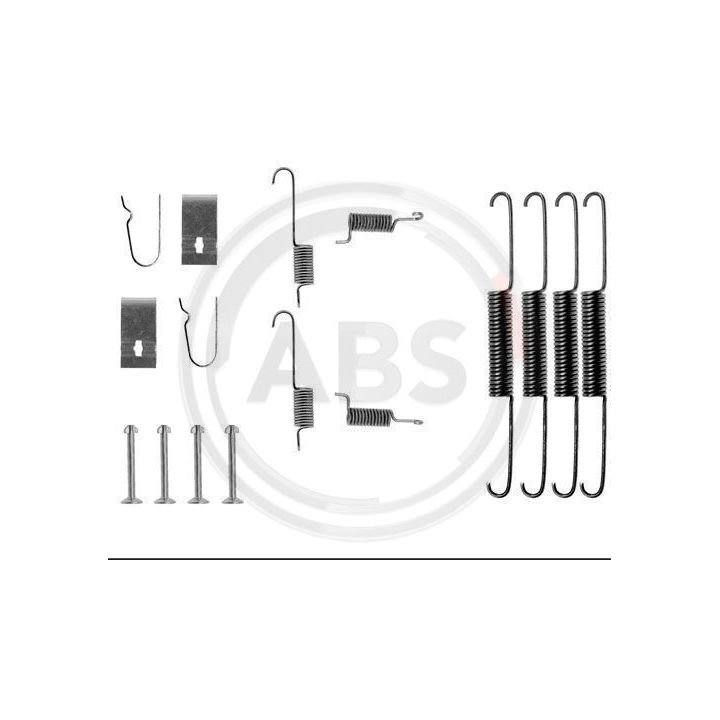 Priedų komplektas, stabdžių trinkelės A.B.S. 0664Q