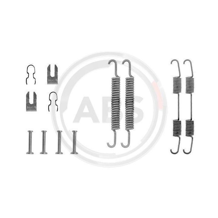 Priedų komplektas, stabdžių trinkelės A.B.S. 0666Q