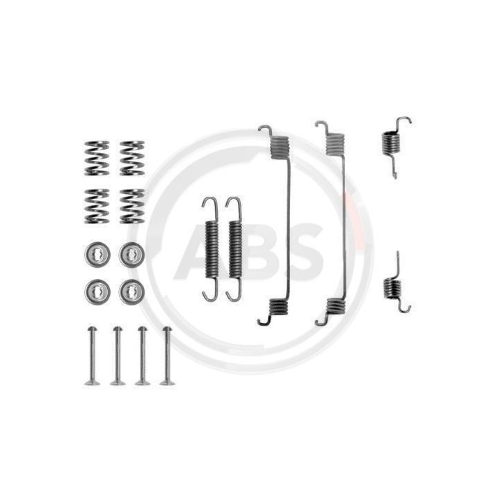 Priedų komplektas, stabdžių trinkelės A.B.S. 0672Q