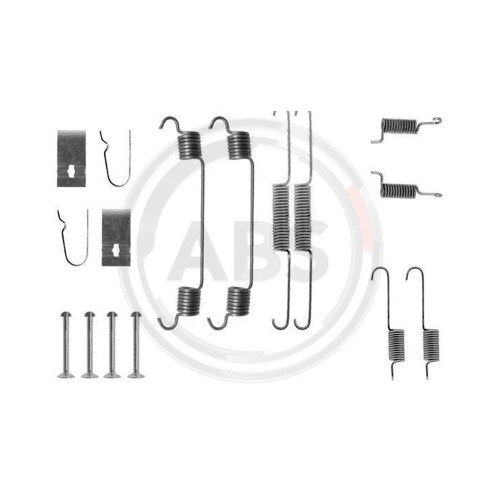 Priedų komplektas, stabdžių trinkelės A.B.S. 0675Q