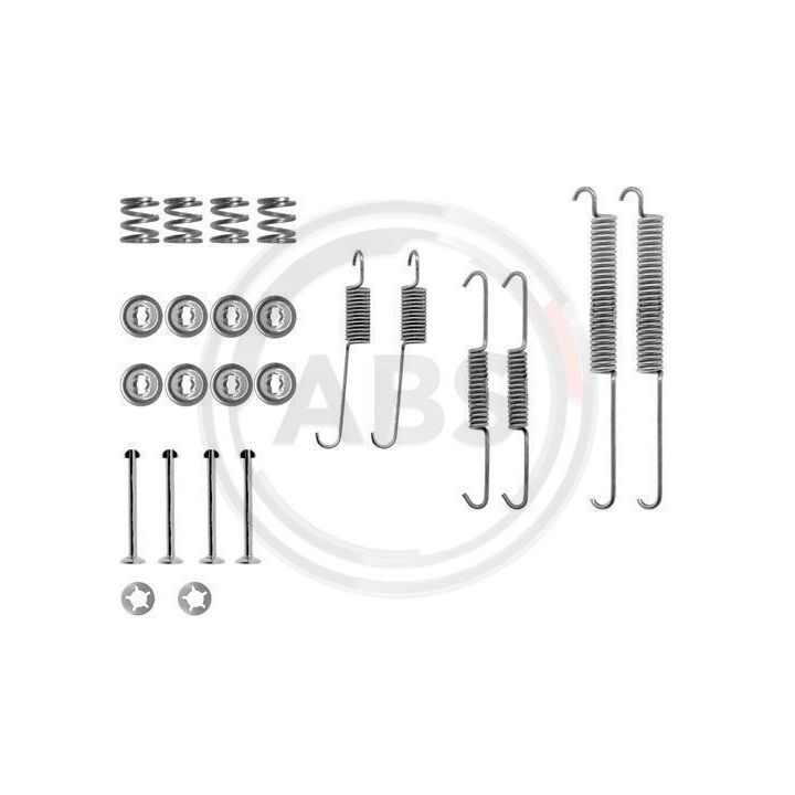 Priedų komplektas, stabdžių trinkelės A.B.S. 0678Q