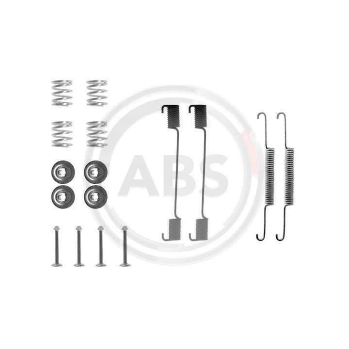 Priedų komplektas, stabdžių trinkelės A.B.S. 0704Q