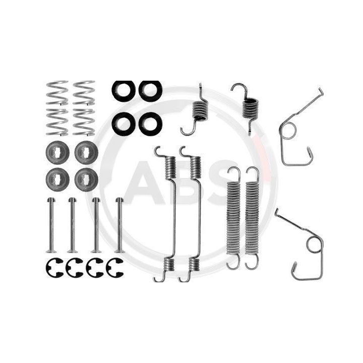 Priedų komplektas, stabdžių trinkelės A.B.S. 0706Q