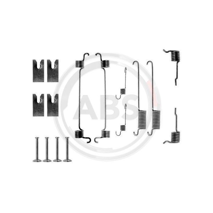 Priedų komplektas, stabdžių trinkelės A.B.S. 0731Q
