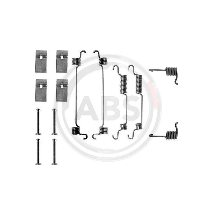 Priedų komplektas, stabdžių trinkelės A.B.S. 0735Q