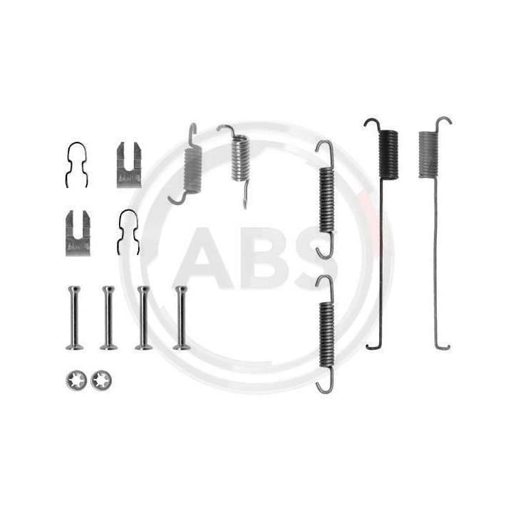 Priedų komplektas, stabdžių trinkelės A.B.S. 0739Q